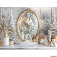 thumbnail image 1 of Merry Christmas Day Sce New Year Photography Backdrop Props Winter Fireplace Living Room Gift Holiday Photo Background RS-10, 1 of 5