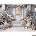 thumbnail image 1 of Merry Christmas Day Sce New Year Photography Backdrop Props Winter Fireplace Living Room Gift Holiday Photo Background RS-10, 1 of 5