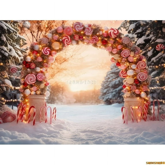 Merry Christmas Day Sce New Year Photography Backdrop Props Winter Fireplace Living Room Gift Holiday Photo Background RS-10