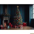 thumbnail image 1 of Merry Christmas Day Sce New Year Photography Backdrop Props Winter Fireplace Living Room Gift Holiday Photo Background RS-10, 1 of 5