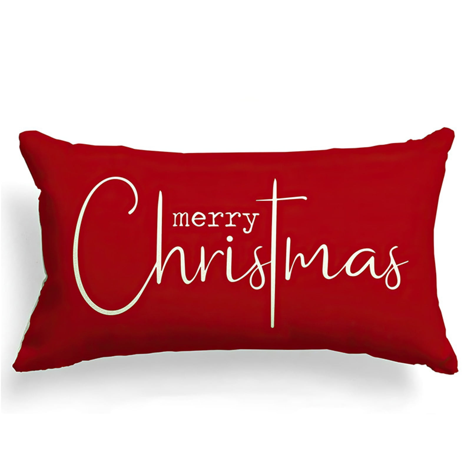 Merry Christmas Decorative Pillow Covers, 12x20 Inch Pillow Cover, 1Pcs