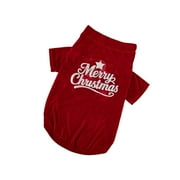 Merry Christmas Dog T-shirt - Shirt for Pets- Premium Materials for the comfort of your Dog & Cat,Christmas Decorations