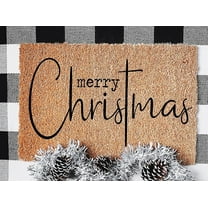 Merry Christmas Door Mat, Christmas Doormat, Religious, Outdoor Christmas Decor, Christmas Decorations, Front Porch Decor, Home Decor, Christian Christmas