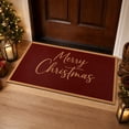 thumbnail image 1 of Merry Christmas Door Mat for Front Door Entryway, 47.24x23.62inch, Red Welcome Decorative Doormat Floor Rug for Indoor Outdoor, 1 of 6
