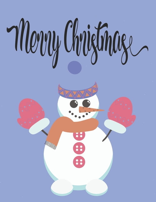 Merry Christmas: Easy and Cute Christmas Holiday Coloring Designs for Children . Great Gift for Kids, Toddlers, Preschoo, (Paperback)