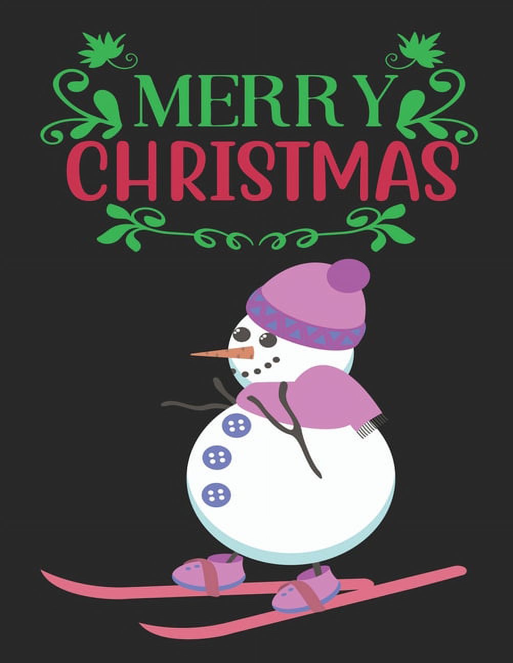 Merry Christmas : Easy and Cute Christmas Holiday Coloring Designs for Children (Paperback)