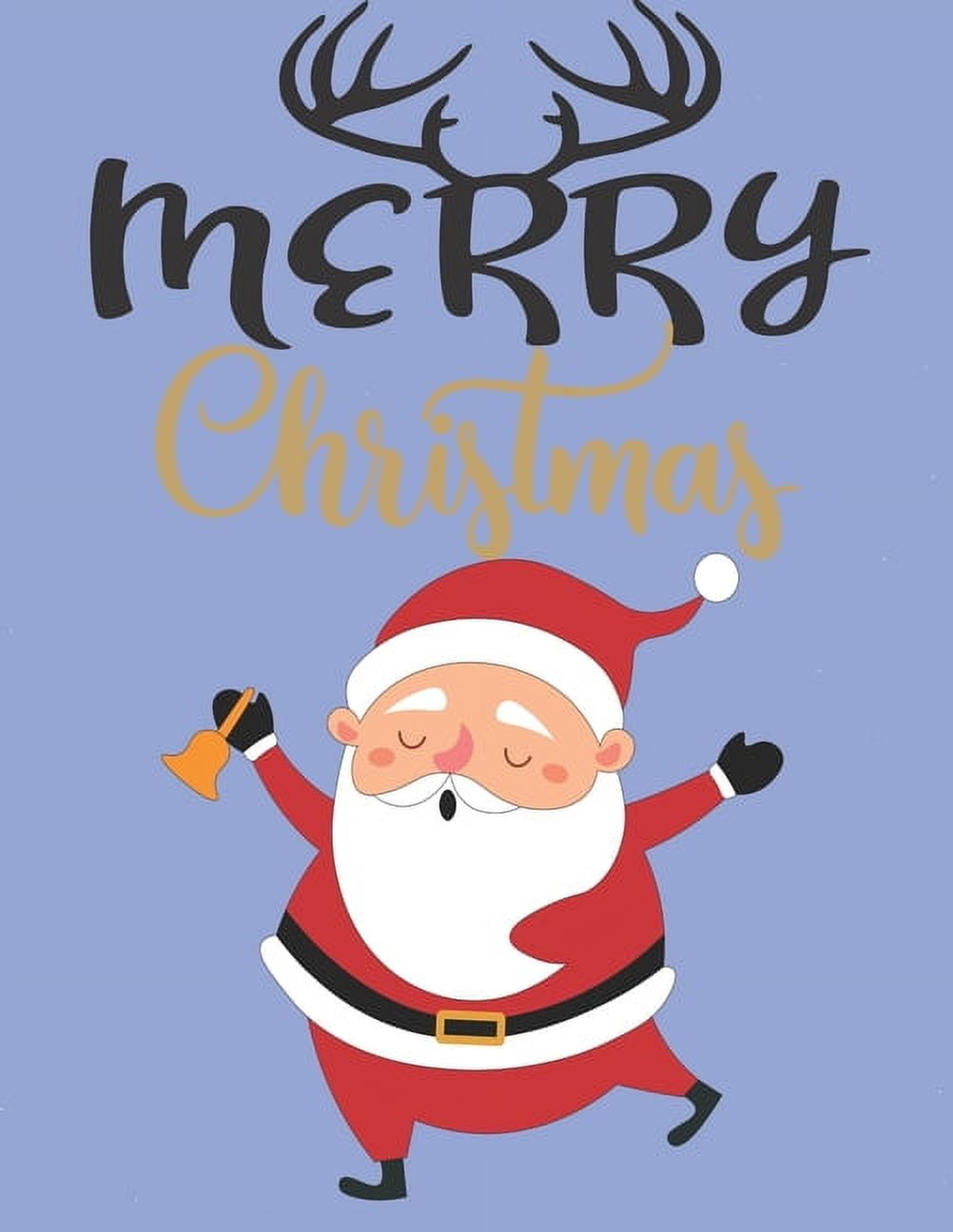 Merry Christmas : Easy and Cute Christmas Holiday Coloring Designs for Children (Paperback)