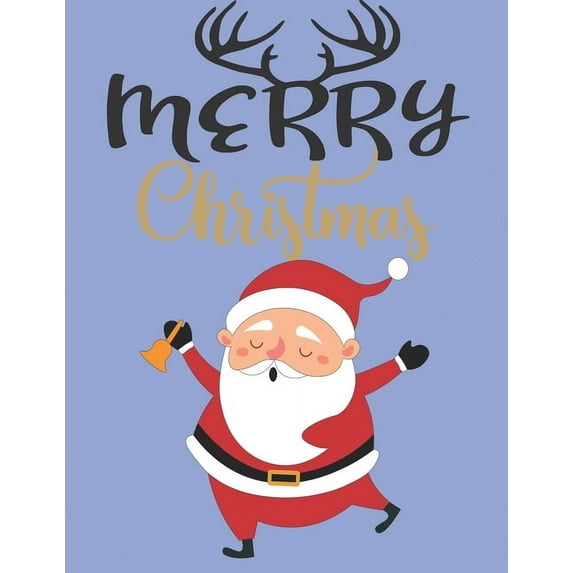 Merry Christmas : Easy and Cute Christmas Holiday Coloring Designs for Children (Paperback)