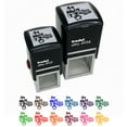 thumbnail image 1 of Merry Christmas Elf with Presents Gifts Self-Inking Rubber Stamp Ink Stamper - Yellow Ink - Small 1 Inch, 1 of 7