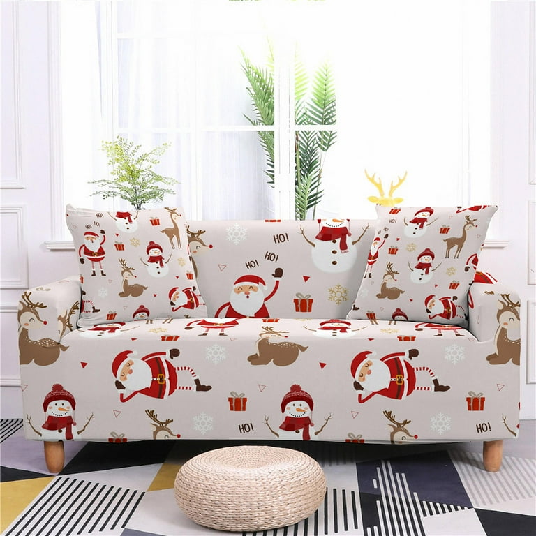 Christmas outlet couch slipcovers