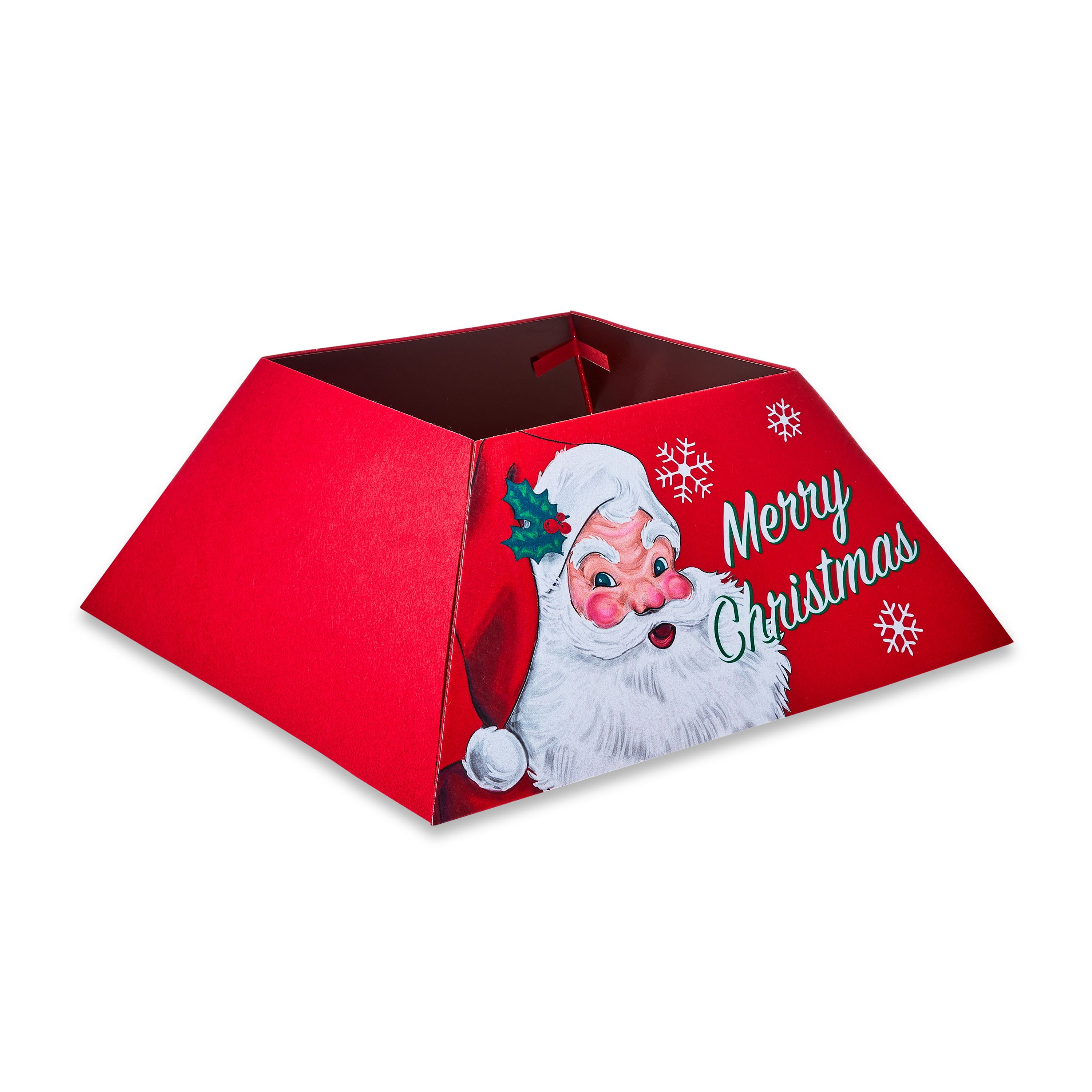 Merry Christmas Felt Stand Band Tree Stand Cover, 19.5" x 9", by