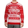 thumbnail image 1 of Merry Christmas Filthy Animal Kevin Festive Holiday Ugly Chritmas Sweater, 1 of 8