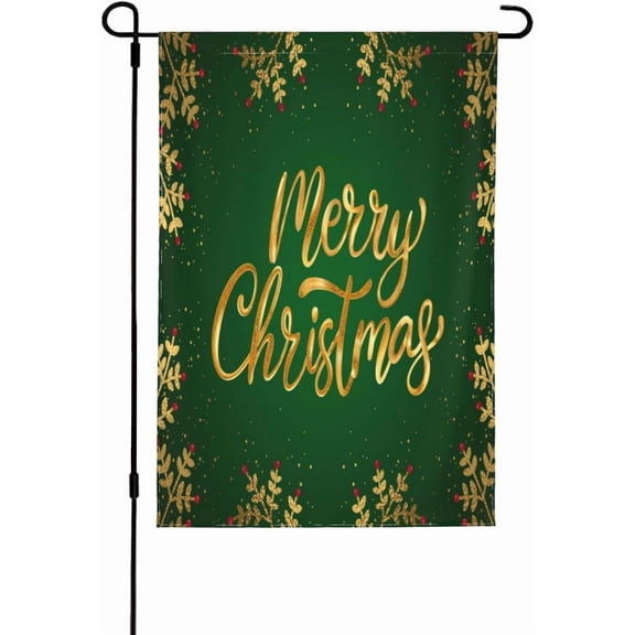 Merry Christmas Flag Santa Xmas Flag Happy New Year Garden Flags For Farmhouse Patio Outdoor Outside