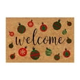 Merry Christmas Font Character Doormat Bathroom Living Room