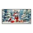 thumbnail image 1 of Merry Christmas French Bulldog Enjoys Woofmas Winter Xmas Holiday Desk Mat Full Keyboard Mouse Pad Dog Lover Gifts Large Mousepad - 02022, 1 of 5
