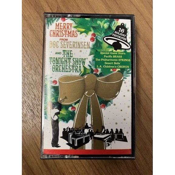 Merry Christmas From Doc Severinsen and The Tonight Show Orchestra (16 Holiday Favorites) (Music Cassette)