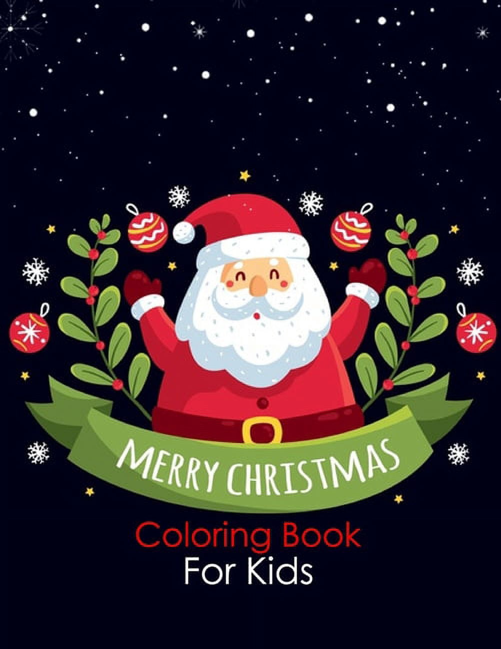 Merry Christmas: Fun Children's Christmas Gift or Present for Toddlers & Kids, Coloring Book with Fun, Easy, and Relaxin, (Paperback)