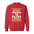 thumbnail image 1 of Merry Christmas Fun Quote Sweatshirt Men -Image by Shutterstock, Male 4X-Large, 1 of 4