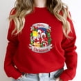 thumbnail image 1 of Merry Christmas Funny African American St. Nick Claus & Mrs. Claus Graphic SW3628 Unisex Sweatshirt, Up to Size 5XL, 1 of 2