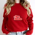thumbnail image 1 of Merry Christmas Funny Holiday Season Celebration Graphic - Machine Washable SW968 Unisex Sweatshirt, Up to Size 5XL, 1 of 2