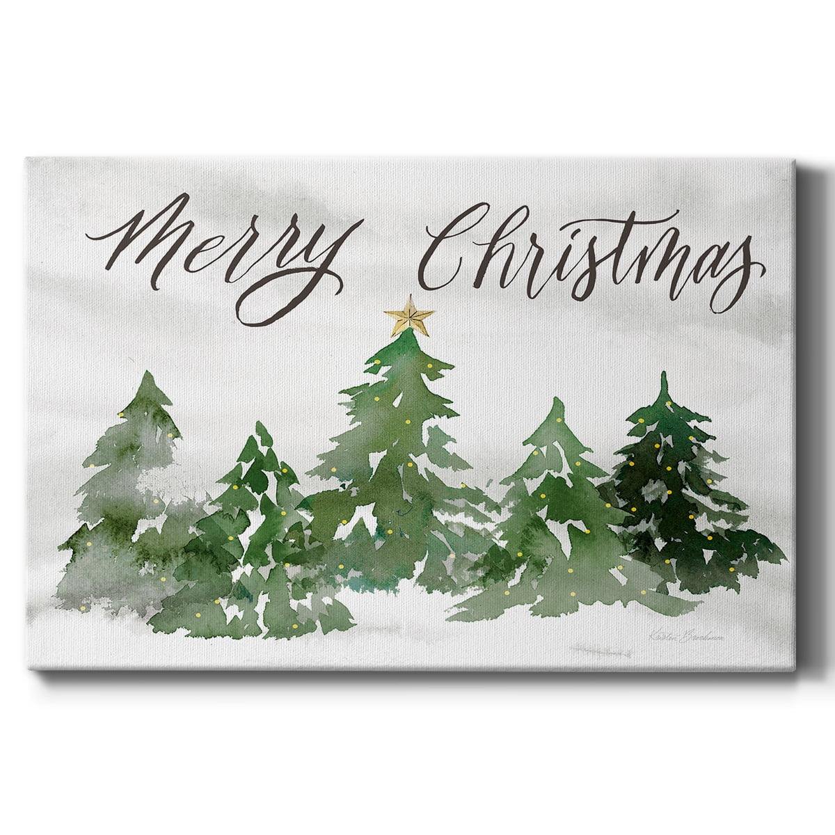 Merry Christmas- Gallery Wrapped Canvas