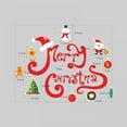 thumbnail image 1 of Christmas Garage Decoration Magnetic Stickers Merry Christmas Santa Door Decals Holiday DIY Decor, 1 of 5