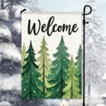 thumbnail image 1 of Merry Christmas Garden Flag, 12x18 Inch Double Sided Outside Christmas Decoration Snowman Elk Xmas Outdoor Flag, Christmas Trees House Flag, Winter Festive Holiday Yard Decor, 1 of 6
