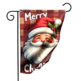 thumbnail image 1 of Merry Christmas Garden Flag Double Sided Polyester Outdoor Decorative Yard Banner with Santa Holly Design for Holiday Lawn Patio Decor 12.5 x 18 Inch#23731, 1 of 6