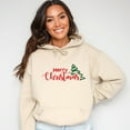 thumbnail image 1 of Merry Christmas Glitter Tree - Women's Hoodie, 1 of 9