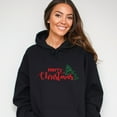 thumbnail image 1 of Merry Christmas Glitter Tree - Women's Hoodie, 1 of 9