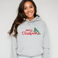thumbnail image 1 of Merry Christmas Glitter Tree - Women's Hoodie, 1 of 9