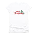 thumbnail image 1 of Merry Christmas Glitter Tree - Women's Short Sleeve Tee, 1 of 9