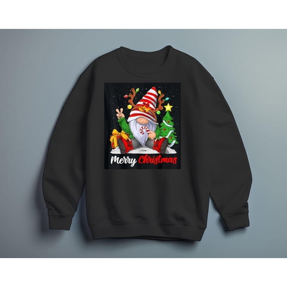 Merry Christmas Gnome Family Christmas Shirts for Women Men Sweatshirt