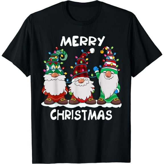 Merry Christmas Gnomes Xmas Matching Family T-Shirt
