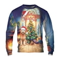 thumbnail image 1 of Merry Christmas Goldendoodle Santa Hat Xmas Tree Winter Holiday All Over Print 3D Sweatshirt Unisex Merch Doodle Dog Lover Gifts Idea - 01013, 1 of 6