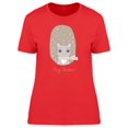 thumbnail image 1 of Merry Christmas Grey Cat Tee Women's -Image by Shutterstock, 1 of 2