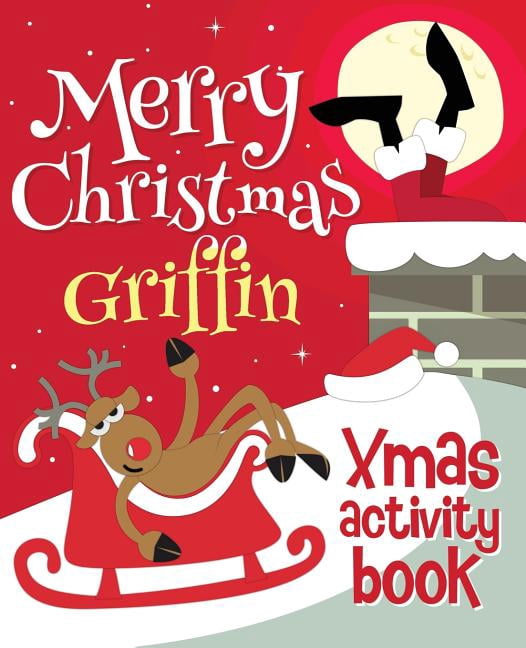 Merry Christmas Griffin - Xmas Activity Book: (Personalized Children's Activity Book), (Paperback)