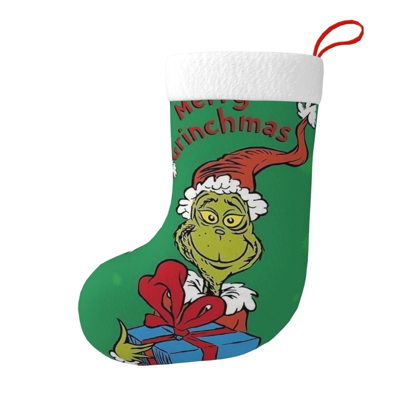 Merry Christmas Grinch Christmas Stocking 18 Inch,Merry Christmas Grinch Stockings Decorations ...