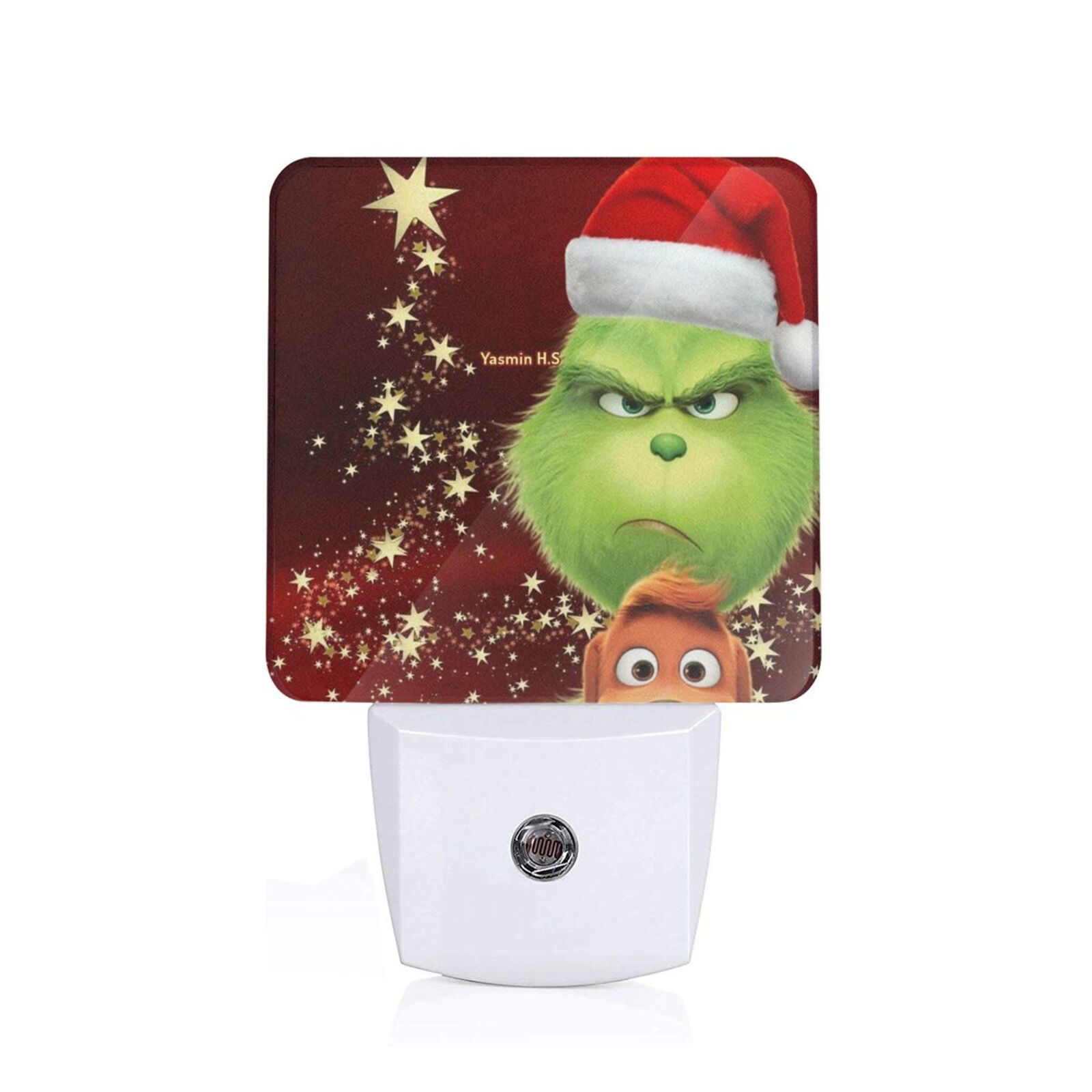 Grinch Plug Merry Christmas Grinch LED Night Lights Plug Into Wall,1 Pack Plug in ...