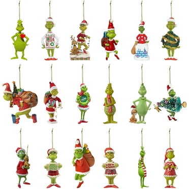 Merry Christmas Grinch Ornament Xmas Tree Hanging Decoration Figure Pendants