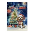 thumbnail image 1 of Merry Christmas and Happy New Year Santa Beagle Holiday Xmas Winter 2025 Vertical Matte Canvas Poster Beagles Dog Lover Gifts Idea Wall Art Home Decor - 00024, 1 of 5