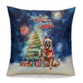 thumbnail image 1 of Merry Christmas and Happy New Year Santa Belgian Malinois Holiday Xmas Winter 2025 Pillowcase Double Sided Sheepdog Dog Lover Gifts Pillow Case Covers - 00024, 1 of 3