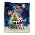 thumbnail image 1 of Merry Christmas and Happy New Year Santa Bichon Frise Holiday Xmas Winter 2025 Quilt Blanket Bichons Dog Lovers Gifts Idea Cozy Comforter Throw Blanket - 00024, 1 of 5