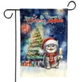 thumbnail image 1 of Merry Christmas and Happy New Year Santa British Shorthair Holiday Xmas Winter 2025 Garden Flag 12x18in Double Sided Cat Lover Kitten Owner Gifts Outdoor Decor - 00024, 1 of 5