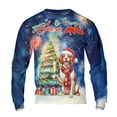 thumbnail image 1 of Merry Christmas and Happy New Year Santa Brittany Spaniel Holiday Xmas Winter 2025 All Over Print 3D Sweatshirt Unisex Merch Brittany Dog Lover Gifts Idea - 00024, 1 of 6