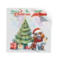 thumbnail image 1 of Merry Christmas and Happy New Year Santa Cavalier King Charles Spaniel Holiday Xmas Winter 2025 Cutout Transfer Sticker Dog Lover Gifts Transparent Decal Art Decor - 00024, 1 of 5