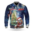 thumbnail image 1 of Merry Christmas and Happy New Year Santa Cavalier King Charles Spaniel Holiday Xmas Winter All Over Print 3D Baseball Jacket Dog Lover Gifts Bomber Jacket Softball - 00024, 1 of 6