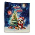 thumbnail image 1 of Merry Christmas and Happy New Year Santa Corgi Holiday Xmas Winter 2025 Quilt Blanket Welsh Corgi Dog Lover Gifts Idea Cozy Comforter Throw Blanket - 00024, 1 of 5