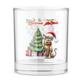 thumbnail image 1 of Merry Christmas and Happy New Year Santa Devon Rex Holiday Xmas Winter 2025 11oz Whiskey Glass Mug Cat Lover Kitten Owner Gifts Whiskey Cocktail Glasses Cup - 00024, 1 of 5