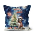 thumbnail image 1 of Merry Christmas and Happy New Year Santa English Springer Spaniel Holiday Xmas Winter 2025 Pillow Cushion Double Sided Springers Dog Lover Gifts Throw Pillow - 00024, 1 of 4